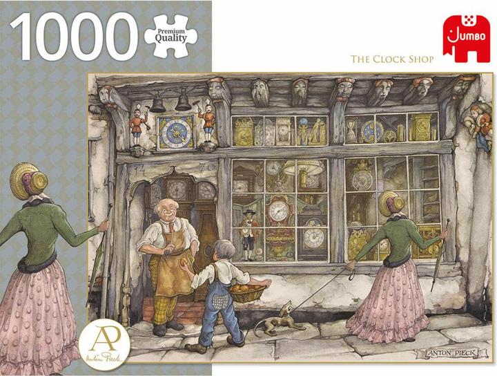 Produktbild Jumbo Premium Collection Anton Pieck, Der Uhrenladen 1000 Teile (1000 Teile)