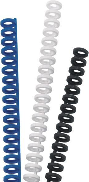Actual product image GBC Plastic binding spines ClickBind