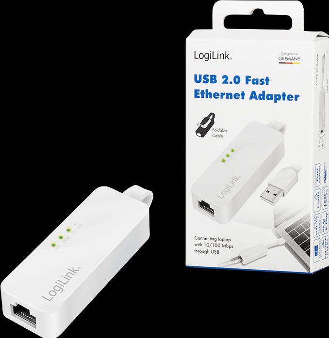 Immagine prodotto LogiLink Adattatore Ethernet (USB, RJ45 (1x))