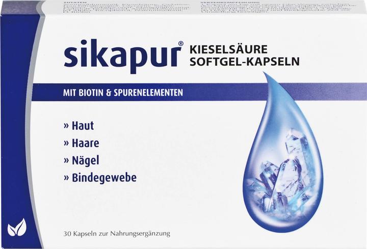 Valori nutrizionali e ingredienti Sikapur Acido Silicico Capsule Softgel, 30 Capsule (30 Pezzo/i, Pillole)
