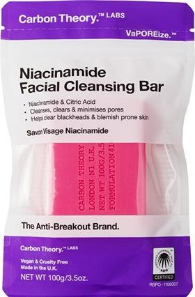 Produktbild Carbon Theory Niacinamide facial cleansing soap (Facial Cleansing Bar) 100 g (Reinigungsmilch)