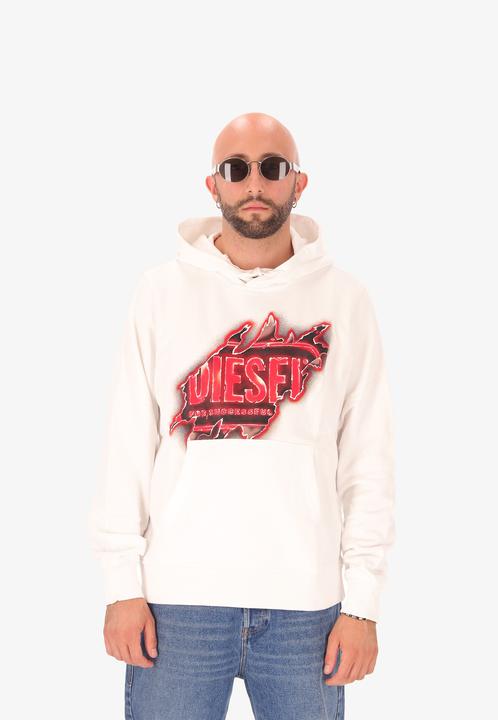 Actual product image Diesel Herren Sweatshirt Volkano - 100% Baumwolle - Casual - Grösse M (S)