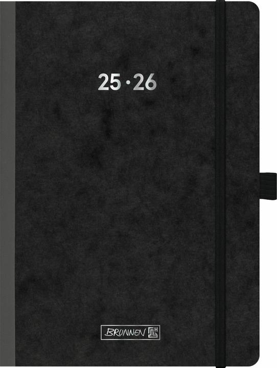 Actual product image BRUNNEN Schlerkalender (2025/2026) FACT!plus, 2 pages = 1 week, A5, 208 pages, cardboard cover (A5, Dutch, English)