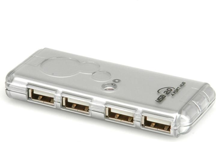 Produktbild Value USB 2.0 Notebook Hub, 4 Ports, ohne Netzteil (USB-A, 4 Ports)
