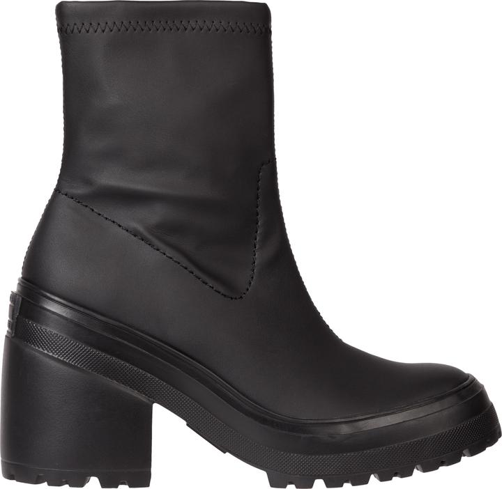 Tommy Hilfiger Ladies Tommy Jeans Heel Mid High Boot, Black, 37 EU (37)