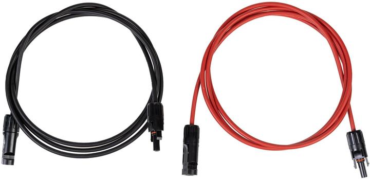 Furber.power Anschlusskabel 4 mm² mit kompatiblem Stecker, Set, 2 m (Solarkabel)