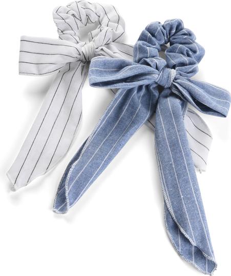 Immagine prodotto Trisa Moda scrunchie in denim con fiocco (Elastico per capelli)
