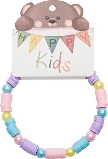 HCA Armband - "Happy Kids" - Heishi - Regenbogen (15 cm)