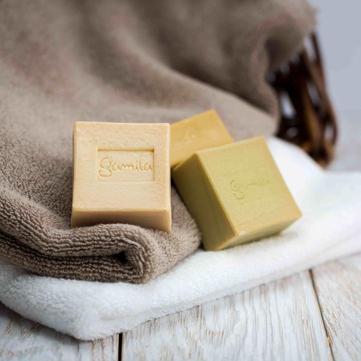 Actual product image Gamila Secret Cream Bar Spearmint Sparkle 115g (Hard soap)