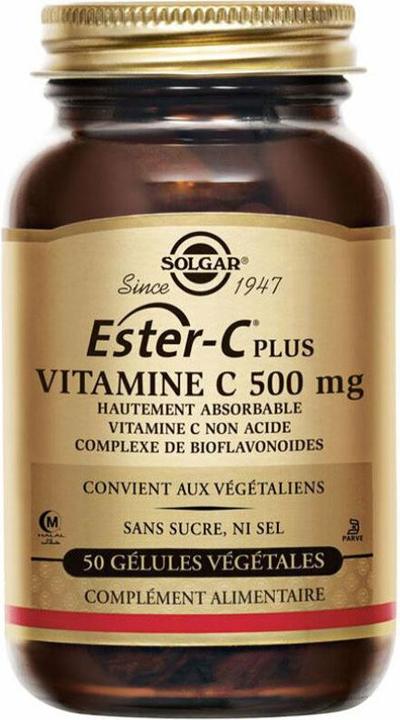 Actual product image Solgar Ester-C Formula 500 Caps (1 Piece, Capsules, 145 g)
