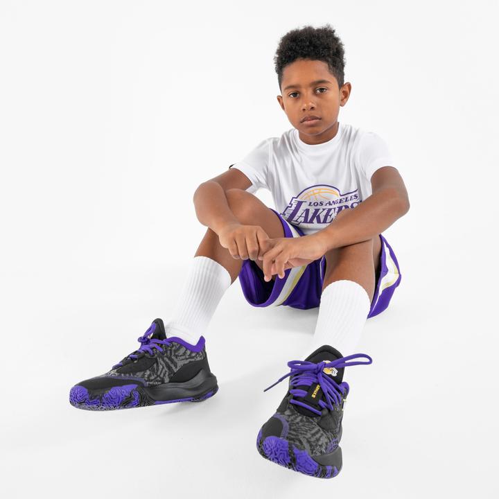 Image du produit Tarmak Chaussures de basket enfants basses NBA Lakers - Fast 900 Low-1 noir