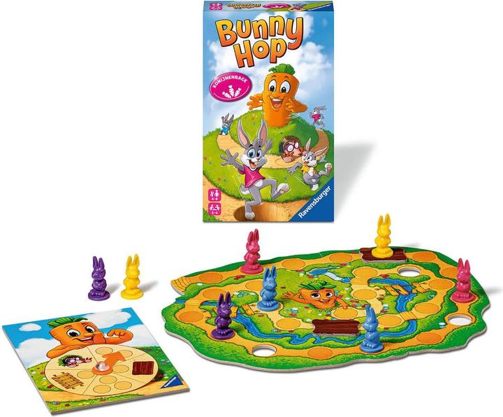 Produktbild Ravensburger Taschenspiel Bunny Hop (Polnisch)