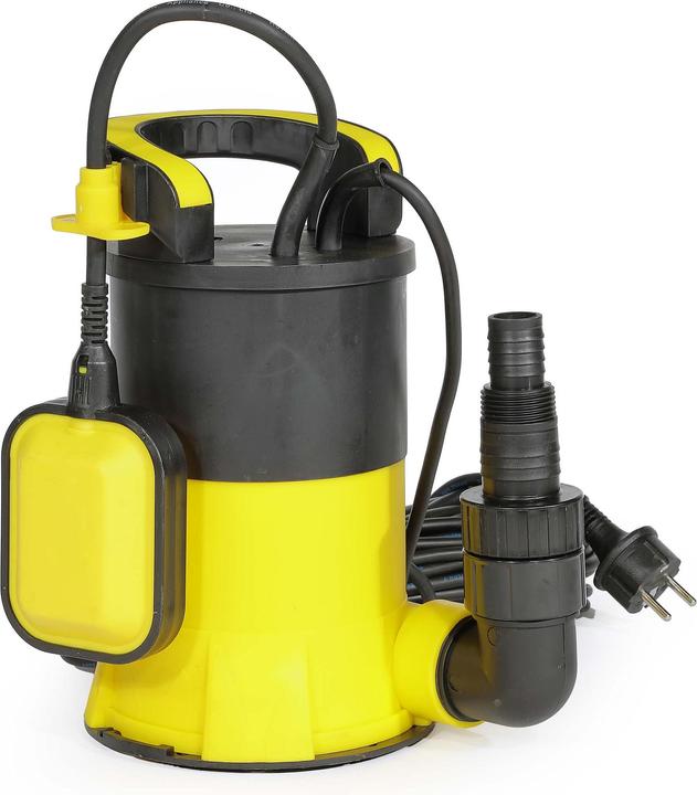 Produktbild Wiltec flachsaugende Tauchpumpe Schwimmer 850W Tiefbrunnenpumpe Flachsaugerpumpe (Durchlaufpumpe)