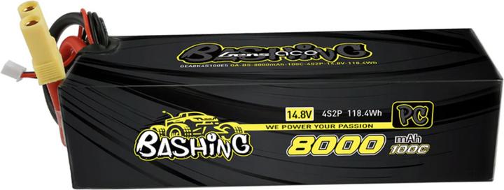 Image du produit Gens Ace Gens ace 8000mAh 14.8V 100C 4S2P Lipo Battery Pack (14.80 V, 8000 mAh)