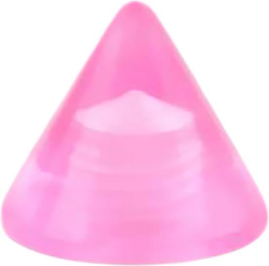 Produktbild Star Piercing Cone pink transparent (ohne Messing, Acryl)