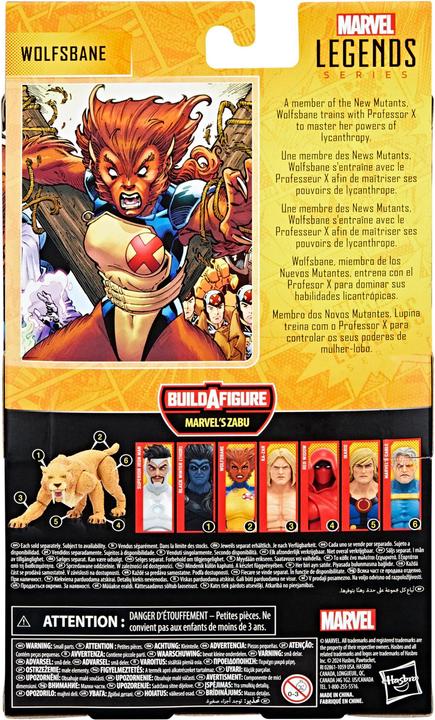 Image du produit Hasbro Figurine Marvel Legends Wolfsbane (BAF : Marvel's Zabu) 15 cm