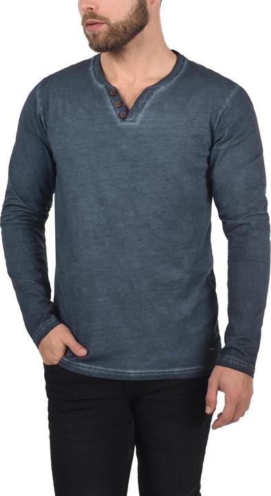 Immagine prodotto Solid Tinox - Maglie a manica lunga Con Collo A V da Uomo In Cotone 100% (M)