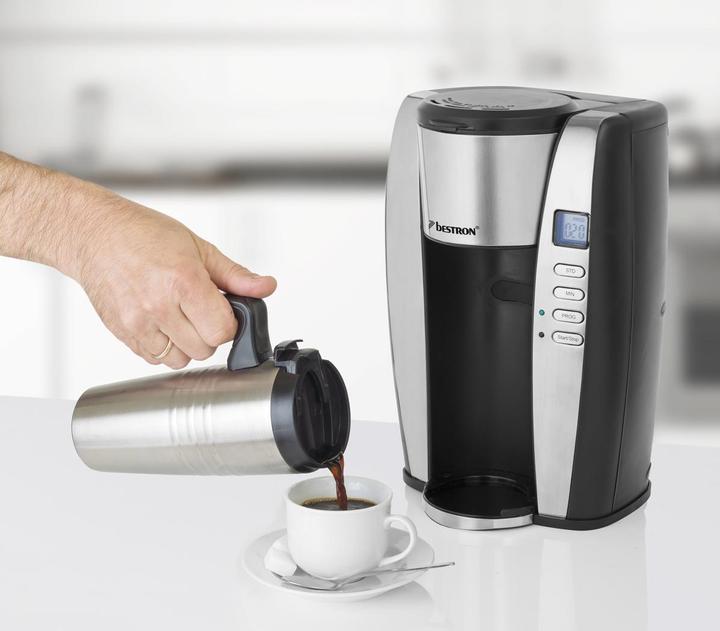 Actual product image Bestron Personal Thermal Coffee Maker with Timer
