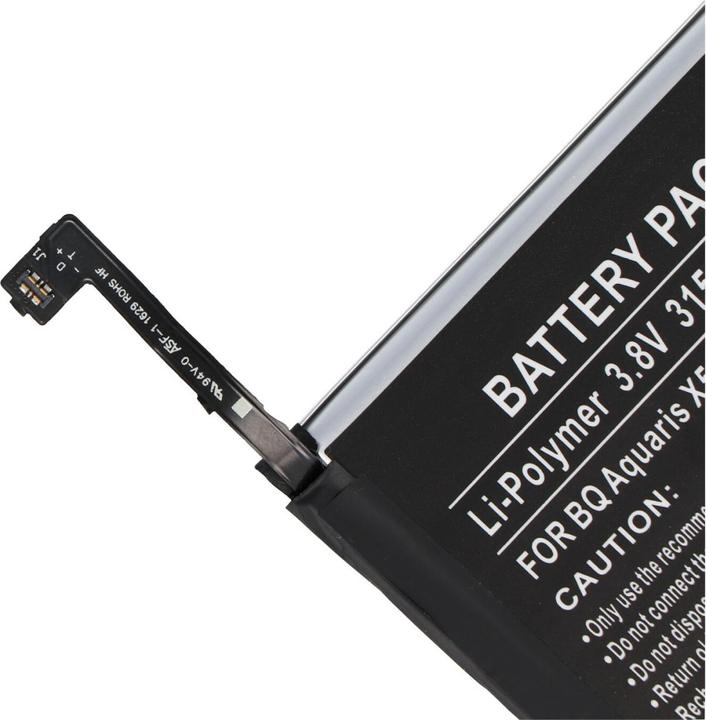 Actual product image AccuCell Akku BQ Aquaris X5 Plus, 3200