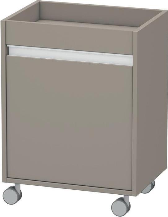 Produktbild Duravit Rollcontainer KETHO 360x500x670mm Anschlag links basalt matt