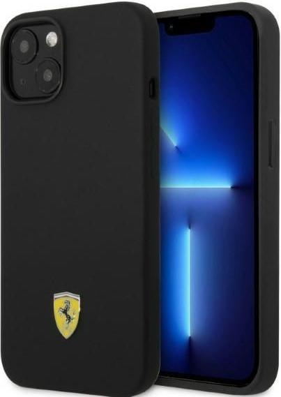 Produktbild Ferrari FEHMSIP14MBK iPhone 14 Plus 6,7" czarny/black hardcase Silicone Metal Logo Magsafe (Apple iPhone 14 Plus)