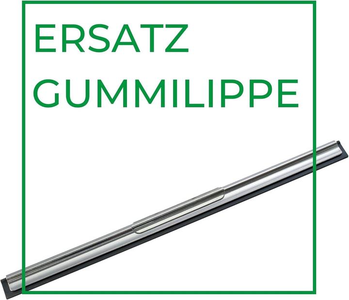 Produktbild Novaliv Ersatz Wischergummi 25 cm Fensterabzieher Gummilippe Abzieher Abzuggummi für Fensterwischer (1 Stk.)