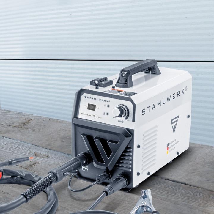 Produktbild Stahlwerk Schweissgerät Mini FLUX 120 ST mit ARC | MMA-Funktion mit 120 Ampere