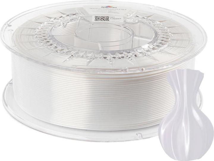 Immagine prodotto Filamento PLA SILK bianco perla 1,0kg 1,75mm (PLA, 1.75 mm, 1000 g, Bianco)