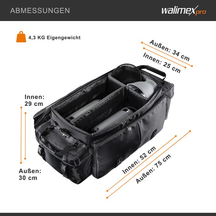 Actual product image Walimex Photo and studio bag XXL (Camera shoulder bag, 13 l)