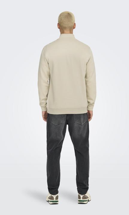 Actual product image Only & Sons Onscurated Reg Half Zip Sweat Noos (S)