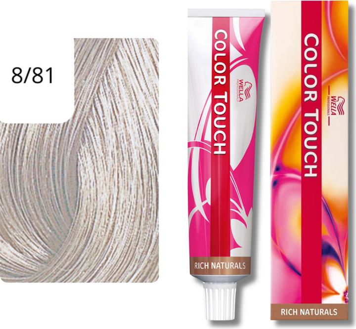 Produktbild Wella Colour Touch Rich Naturals (8/81 hellblond perl-asch)