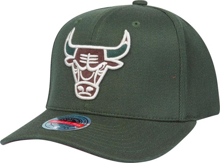 Image du produit Mitchell & Ness Snapback Stretch Cap - Chicago Bulls Oliv (Taille unique)