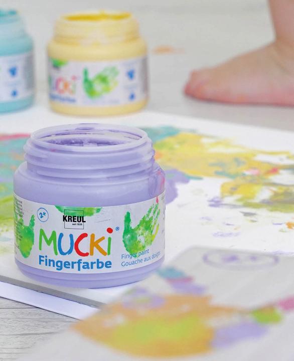 Produktbild Kreul Mucki 6er-set (Gelb, Orange, Rosa, Lila, Grün, Türkis, 900 ml)