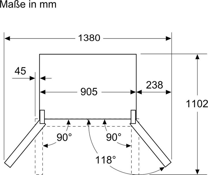 Image du produit Bosch Hausgeräte KFN96VPEA (605 l)