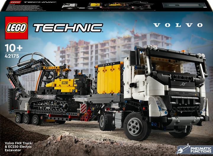 Produktbild LEGO Volvo FMX LKW mit EC230 Electric Raupenbagger (42175, LEGO Technic)