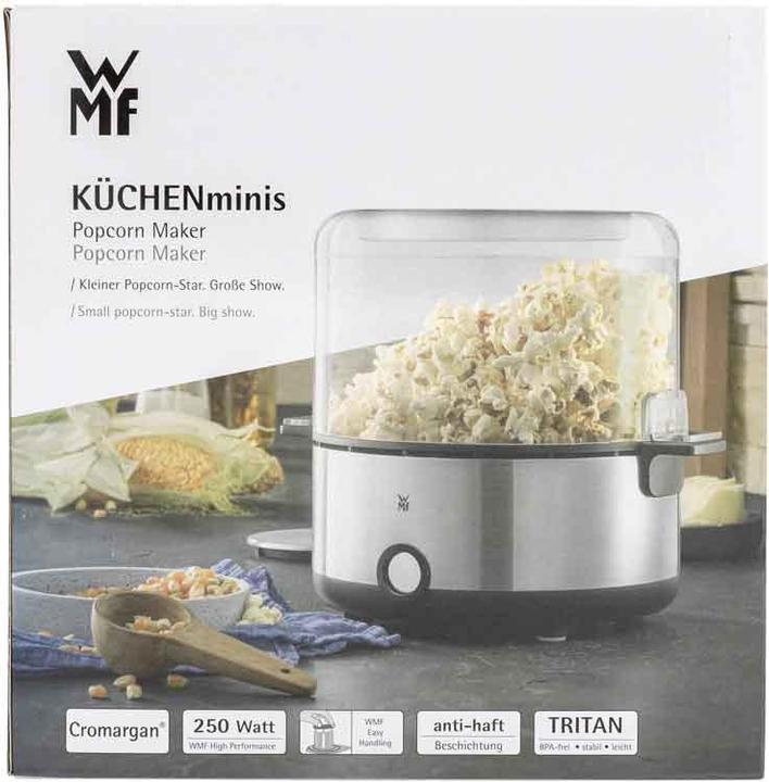 Image du produit WMF KITCHENminis Machine à pop-corn / Popcorn Maker avec couvercle et bol de service