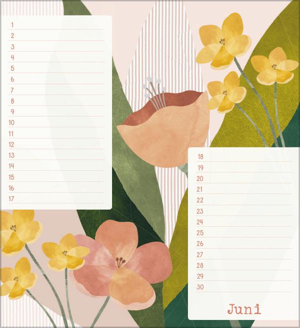 Produktbild Geburtstagskalender Bloom (Deutsch)