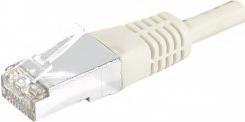 Produktbild Exertis Connect Patchkabel S/FTP, PiMF, CAT.6, grau, 0,3 m Patchkabel mit besonders schmalem Knickschutz (S/FTP, CAT6, 0.30 m)