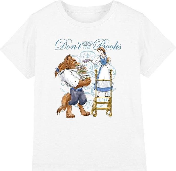 Produktbild Beauty And The Beast Don't Mind the Books TShirt (128)