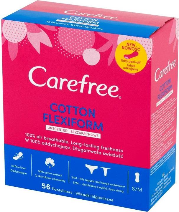 Carefree Cotton Flexiform (56 x, Slipeinlagen)
