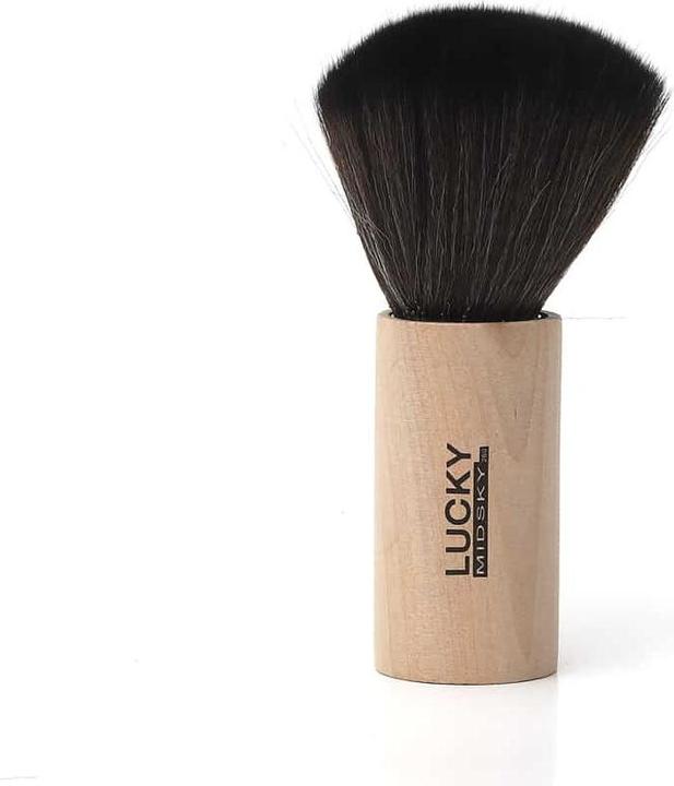 Nackenbürste helles Holz