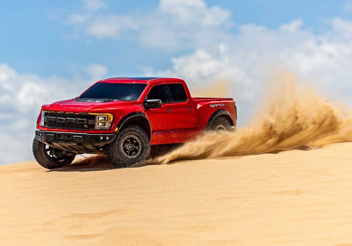 Image du produit Traxxas FORD RAPTOR-R 4X4 VXL ROUGE 1/10 PRO-SCALE RTR BRUSHLESS, SANS ACCU/CHARGEUR (RTR Prêt à fonctionner)