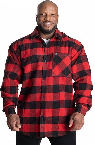 Produktbild Gasp Heavy Flannel Shirt - Red/Black (S)