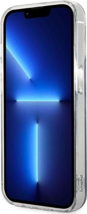 Image du produit Guess Zestaw GUBPP14LHMEACSK Étui+chargeur iPhone 14 Pro 6,1" czarny/black hard case Marble MagSafe (Apple iPhone 14 Pro)