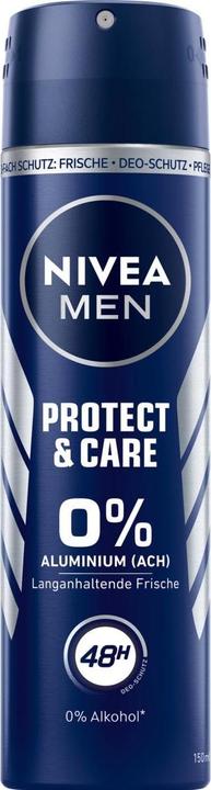 NIVEA MEN Deo Spray Protect & Care Male 150 ml (Spray, 150 ml)