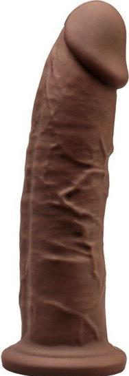 Actual product image Silexd MODEL 2 - 7,5" BROWN 220680 FALLO REALISTICO PENE ARTIFICIALE IN SILICONE MEMORY TERMOREATTIV