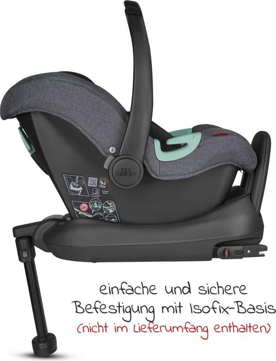 Actual product image ABC Design ABC Tulip baby car seat i-Size / 0 to approx. 13 kg (Baby car seat, ECE R129/i-Size Standard)