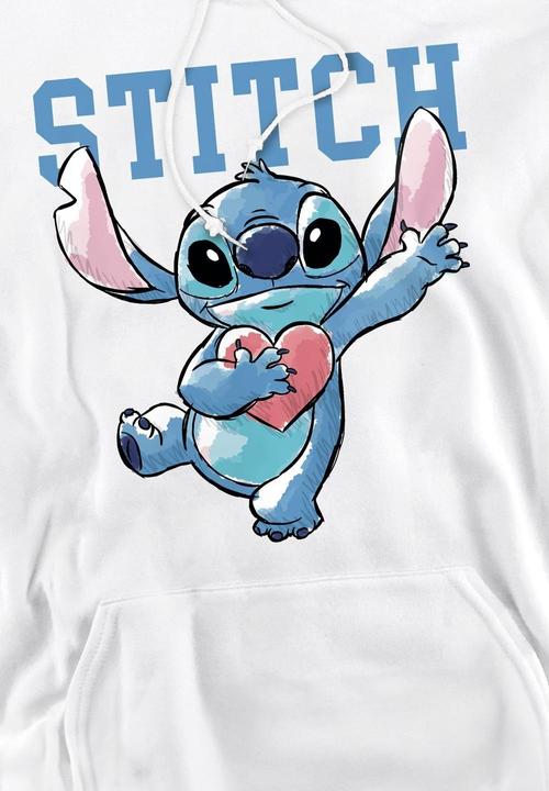 Produktbild Lilo & Stitch Clutching Hearts Kapuzenpullover (L)