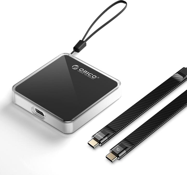 Actual product image Orico AP30-G2 M.2 NVME magnetic hard drive bay MagSafe USB-C 3.2 - Black (M.2 2230)
