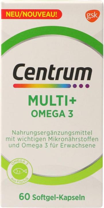 Actual product image Centrum Multi plus Omega 3 (60 Piece, Capsules, 120 g)